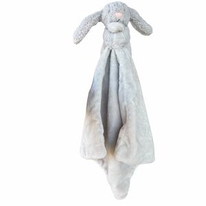 Jellycat Bunny Plush Lovey Soother Gray Floppy Ears Soft Plush Security Blanket
